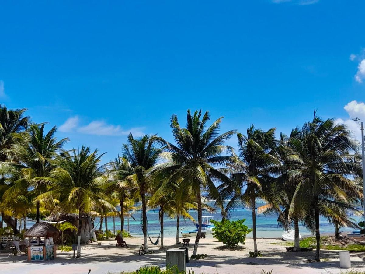 Palmeras de Mahahual Cabañas Bagian luar foto